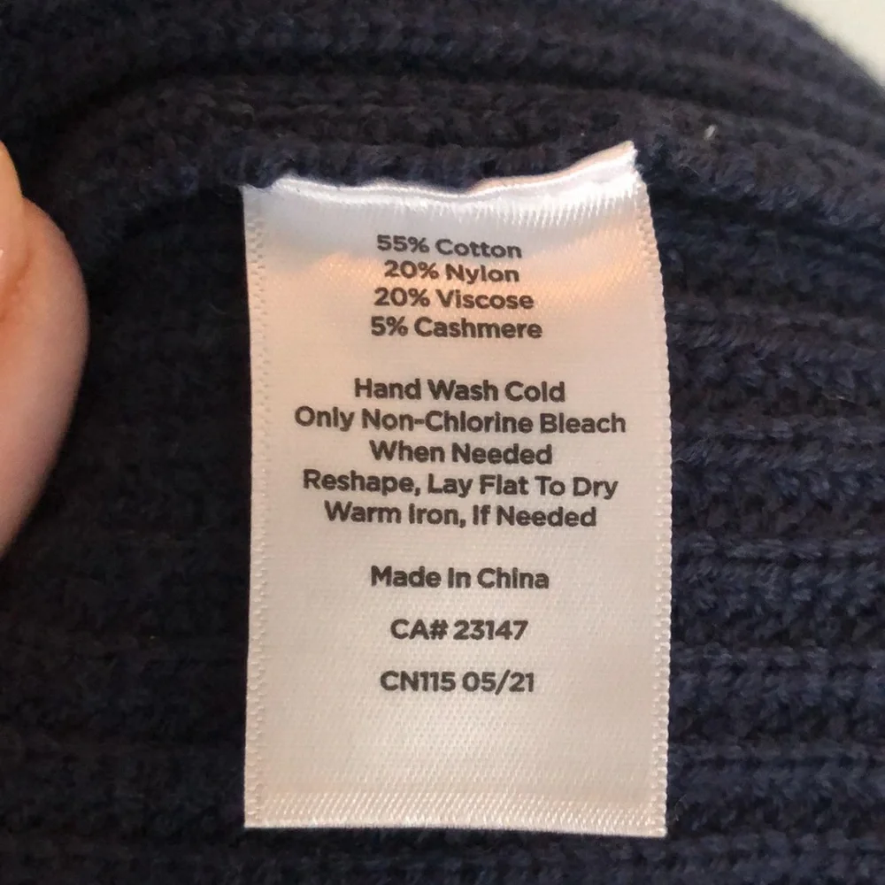 Haven Well Within (Talbots Sister Brand) Cardigan - Navy Blue - Picture 4 of 6